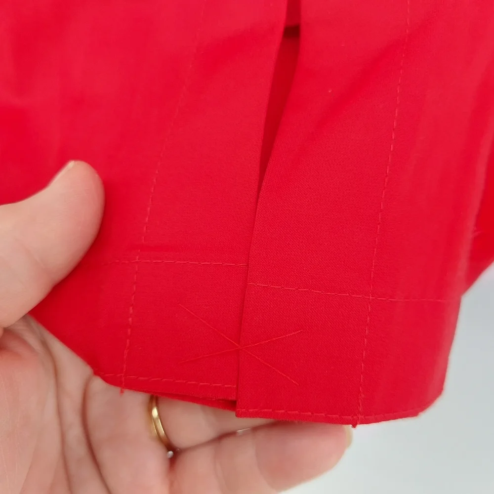 Michael Michael Kors Red Trench Size XS - Picture 10 of 11